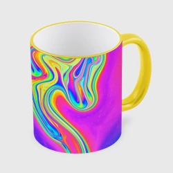 Кружка с полной запечаткой Цветные разводы