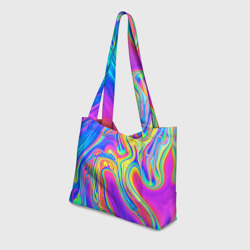 Пляжная сумка 3D Цветные разводы - фото 2