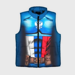 Женский жилет утепленный 3D Капитан Россия