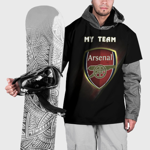 Накидка на куртку 3D My team Arsenal, цвет 3D печать