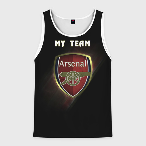 Мужская майка 3D My team Arsenal, цвет 3D печать