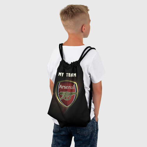 Рюкзак-мешок 3D My team Arsenal - фото 4