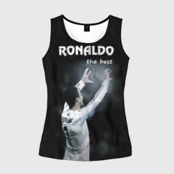 Женская майка 3D Ronaldo the best