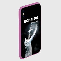 Чехол для iPhone XS Max матовый Ronaldo the best - фото 2