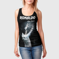 Женская майка 3D Ronaldo the best - фото 2