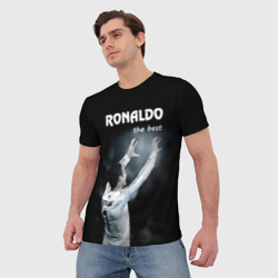 Мужская футболка 3D Ronaldo the best - фото 2