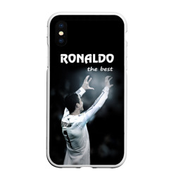 Чехол для iPhone XS Max матовый Ronaldo the best