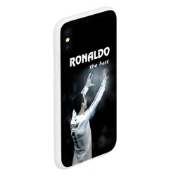 Чехол для iPhone XS Max матовый Ronaldo the best - фото 2