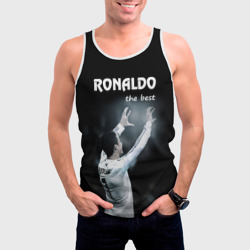 Мужская майка 3D Ronaldo the best - фото 2