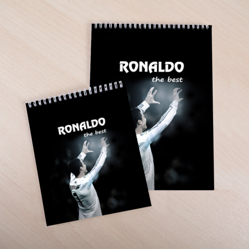 Скетчбук Ronaldo the best, цвет белый - фото 4