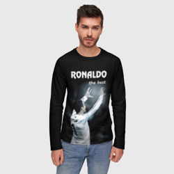 Мужской лонгслив 3D Ronaldo the best - фото 2