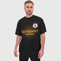 Мужская футболка oversize 3D Сборная Германии 2016 - фото 2