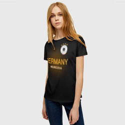 Женская футболка 3D Сборная Германии 2016 - фото 2