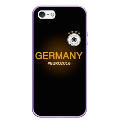 Чехол для iPhone 5/5S матовый Сборная Германии 2016