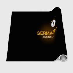 Бумага с принтом Сборная Германии 2016 для любого человека, вид спереди №2. Цвет основы: белый