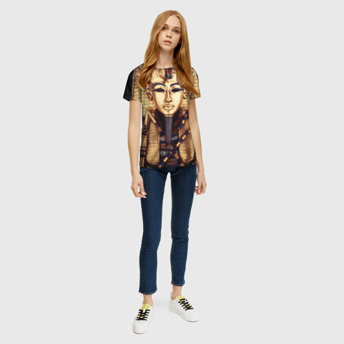 Женская футболка 3D Фараон Хатшепсут, цвет 3D печать - фото 5