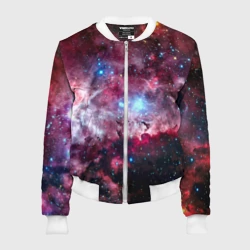 Женский бомбер 3D Космос
