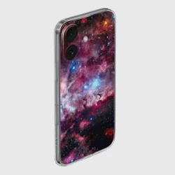 Чехол для iPhone 16 силиконовый с защитой камеры Космос - фото 2