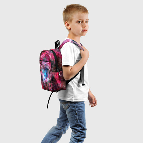 Детский рюкзак 3D с принтом Звезды, вид сзади #1