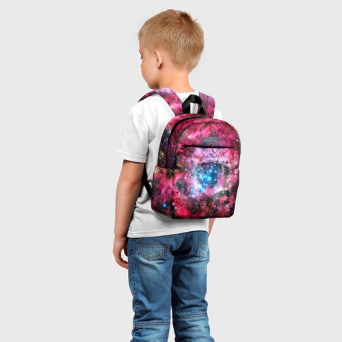 Детский рюкзак 3D с принтом Звезды, фото на моделе #1