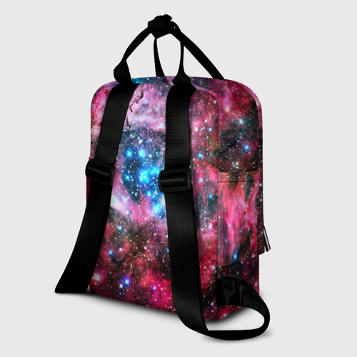 Женский рюкзак 3D с принтом Звезды, вид сзади #1