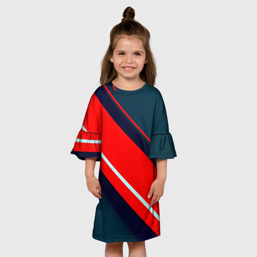 Детское платье 3D Assimov, цвет 3D печать - фото 4