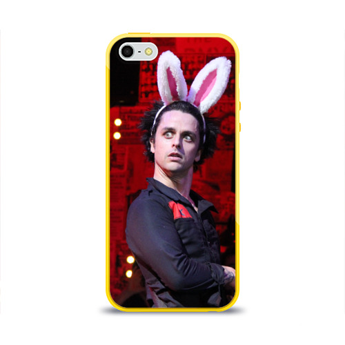 Чехол для Apple iPhone 5/5S силиконовый глянцевый Грин Дей Фото 01 Чехол для Apple iPhone 5/5S силиконовый глянцевый Грин Дей Фото 01