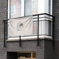 Флаг-баннер Лиса в перьях - фото 2