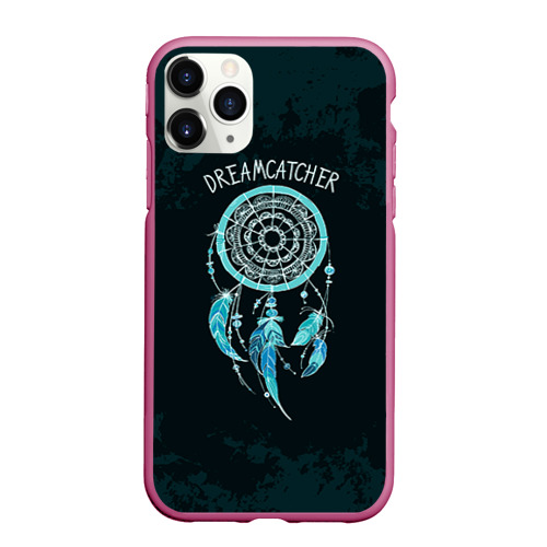 Чехол для iPhone 11 Pro Max матовый Dreamcatcher, цвет малиновый