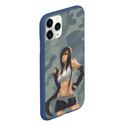 Чехол для iPhone 11 Pro Max матовый Военная девушка Тифа Локхарт - Final Fantasy - фото 2