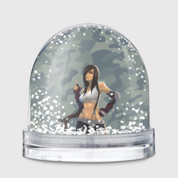 Игрушка Снежный шар Военная девушка Тифа Локхарт - Final Fantasy
