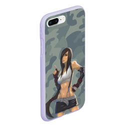 Чехол для iPhone 7Plus/8 Plus матовый Военная девушка Тифа Локхарт - Final Fantasy - фото 2