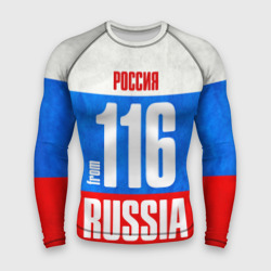 Мужской рашгард 3D Russia from 116 region