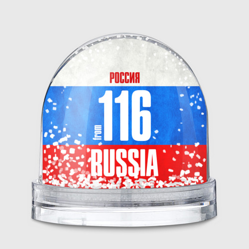 Игрушка Снежный шар Russia from 116 region