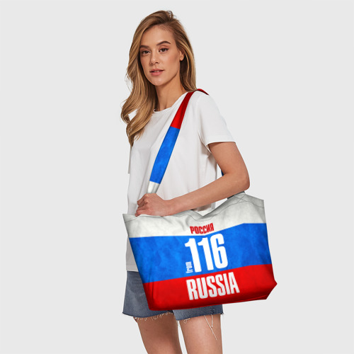 Пляжная сумка 3D Russia from 116 region - фото 5