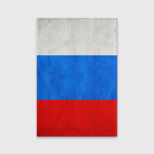 Обложка для паспорта матовая кожа Russia (from 30), цвет черный - фото 2