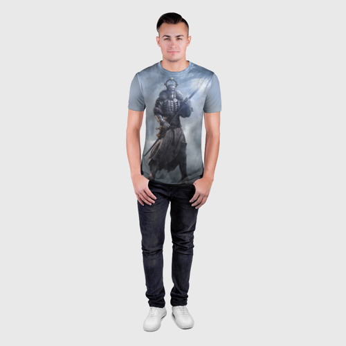 Мужская футболка 3D Slim Дикий Гон, цвет 3D печать - фото 4