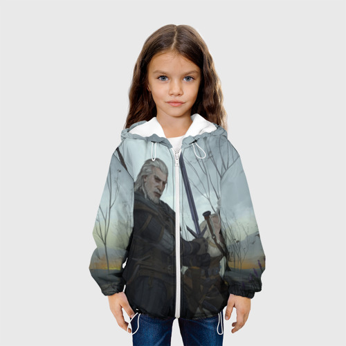 Детская куртка 3D Геральд И Цири, цвет белый - фото 4