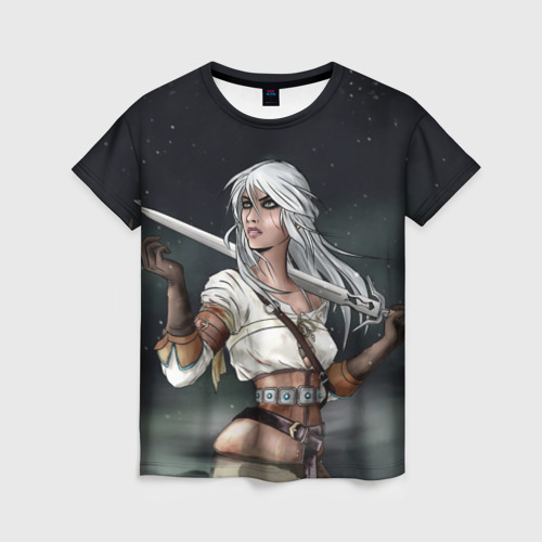 Женская футболка 3D Ciri