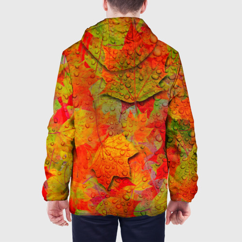 Мужская куртка 3D Лист клёна, цвет 3D печать - фото 5