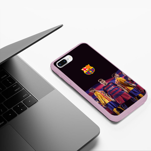 Чехол для iPhone 7Plus/8 Plus матовый ФК Барселона - фото 5