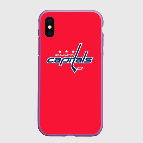 Чехол для iPhone XS Max матовый Washington Capitals Ovechkin