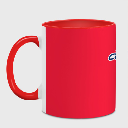 Кружка с полной запечаткой Washington Capitals Ovechkin, цвет белый + красный - фото 2