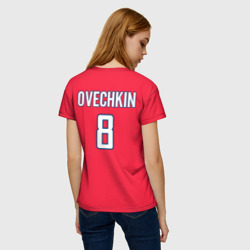 Женская футболка 3D Washington Capitals Ovechkin - фото 2