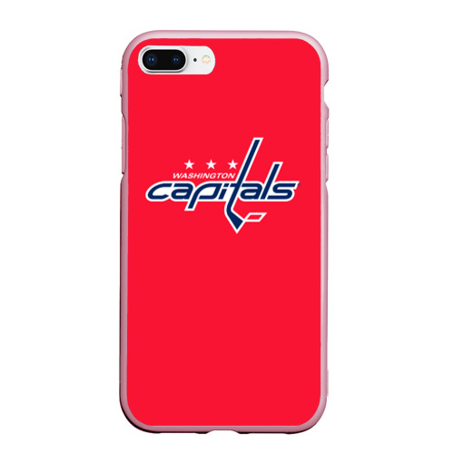 Чехол для iPhone 7Plus/8 Plus матовый Washington Capitals Ovechkin, цвет розовый