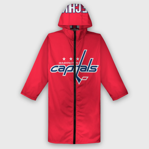 Женский дождевик 3D Washington Capitals Ovechkin, цвет белый