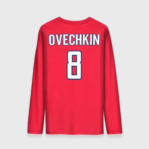 Мужской лонгслив 3D Washington Capitals Ovechkin