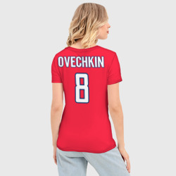 Женская футболка 3D Slim Washington Capitals Ovechkin - фото 2