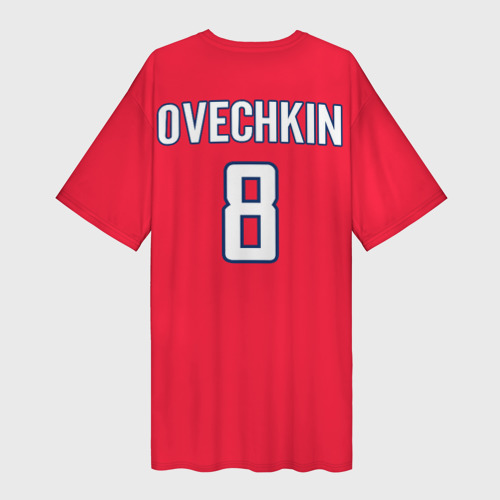 Платье-футболка 3D Washington Capitals Ovechkin, цвет 3D печать - фото 2