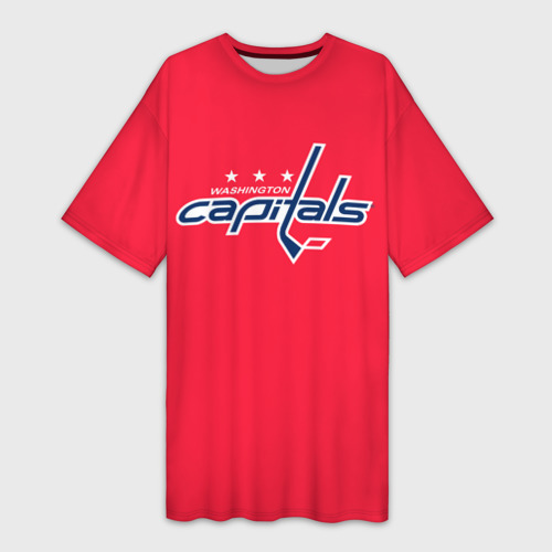 Платье-футболка 3D Washington Capitals Ovechkin, цвет 3D печать